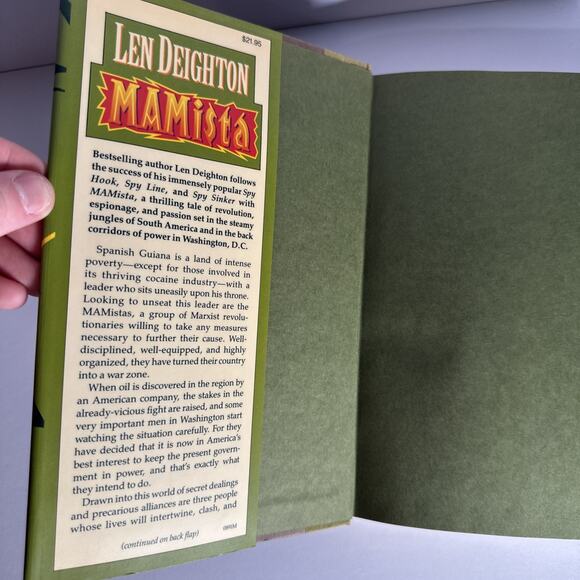 Mamista, Len Deighton, 1991, 1st American Edition (SIGNED IN 1991) - Picture 7 of 11